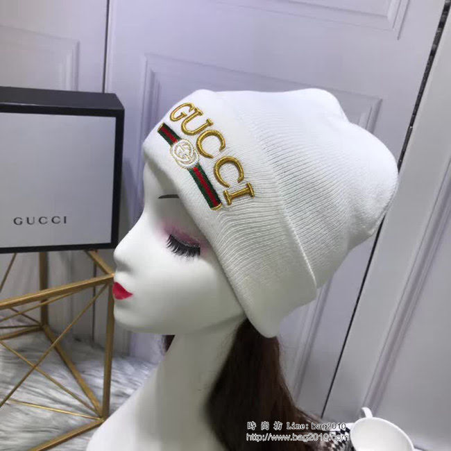 GUCCI古馳 專櫃新品針織帽 男女同款 LLWJ8059